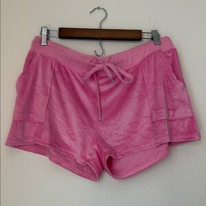 Juicy Couture Bling Velour Lounge Sleep Shorts Large